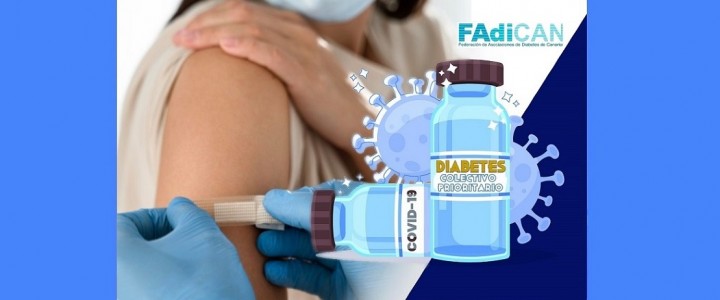 FAdiCAN – Federación de Asociaciones de Diabetes de Canarias, reclama que se incluya a las personas con diabetes como colectivo prioritario para la vacunación contra la Covid-19