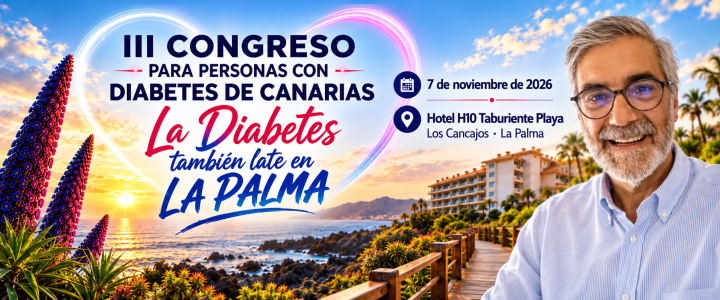 Iñaki Lorente hablará de bienestar emocional y diabetes en La Palma